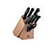 Zwilling Twin Gourmet - Bloc à couteaux, 9 pièces